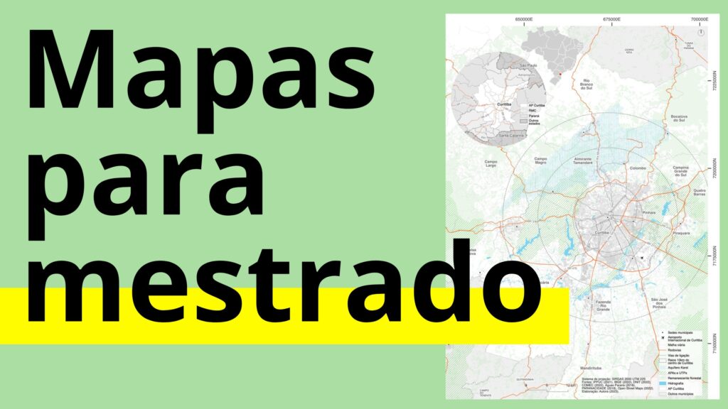 Mapas para dissertação de mestrado